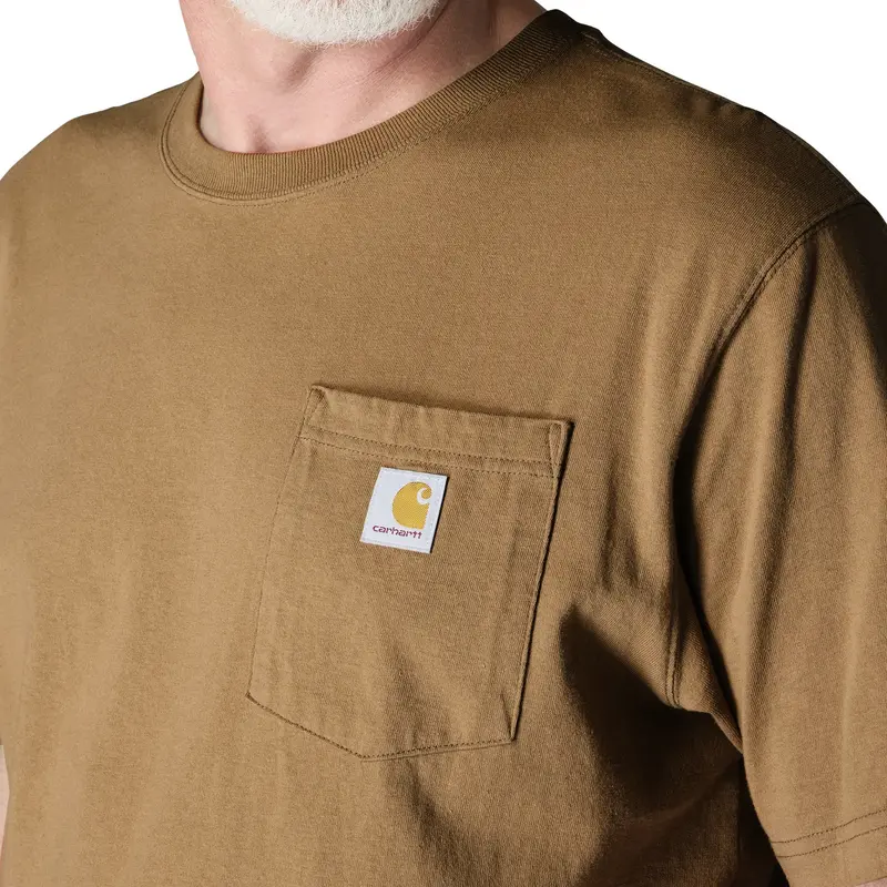 Carhartt Men's Loose Fit Heavyweight Short-Sleeve Pocket T-Shirt 17
