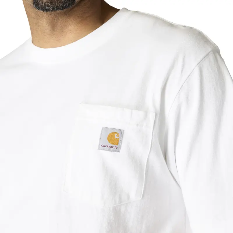 Carhartt Men's Loose Fit Heavyweight Short-Sleeve Pocket T-Shirt 42
