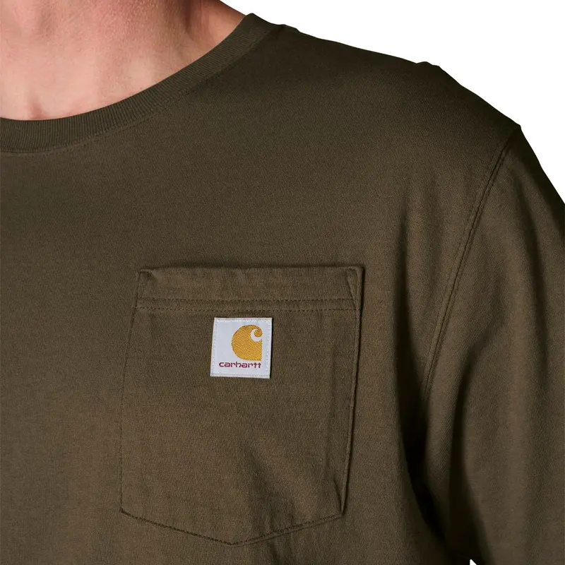 Carhartt Men's Loose Fit Heavyweight Short-Sleeve Pocket T-Shirt 48