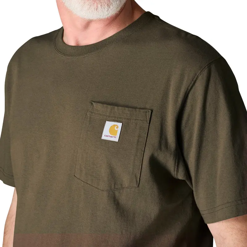 Carhartt Men's Loose Fit Heavyweight Short-Sleeve Pocket T-Shirt 49