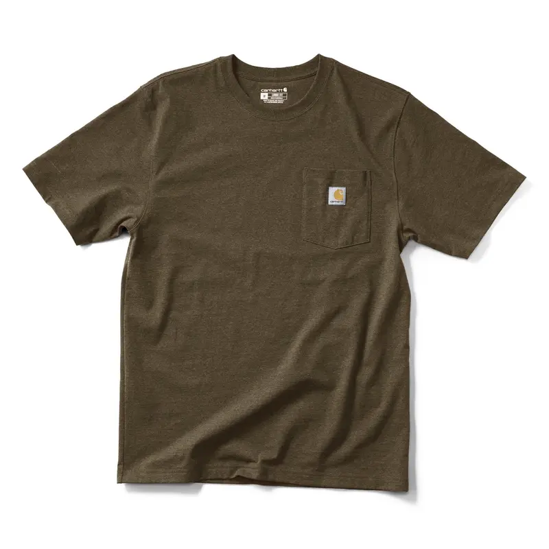 Carhartt Men's Loose Fit Heavyweight Short-Sleeve Pocket T-Shirt 50