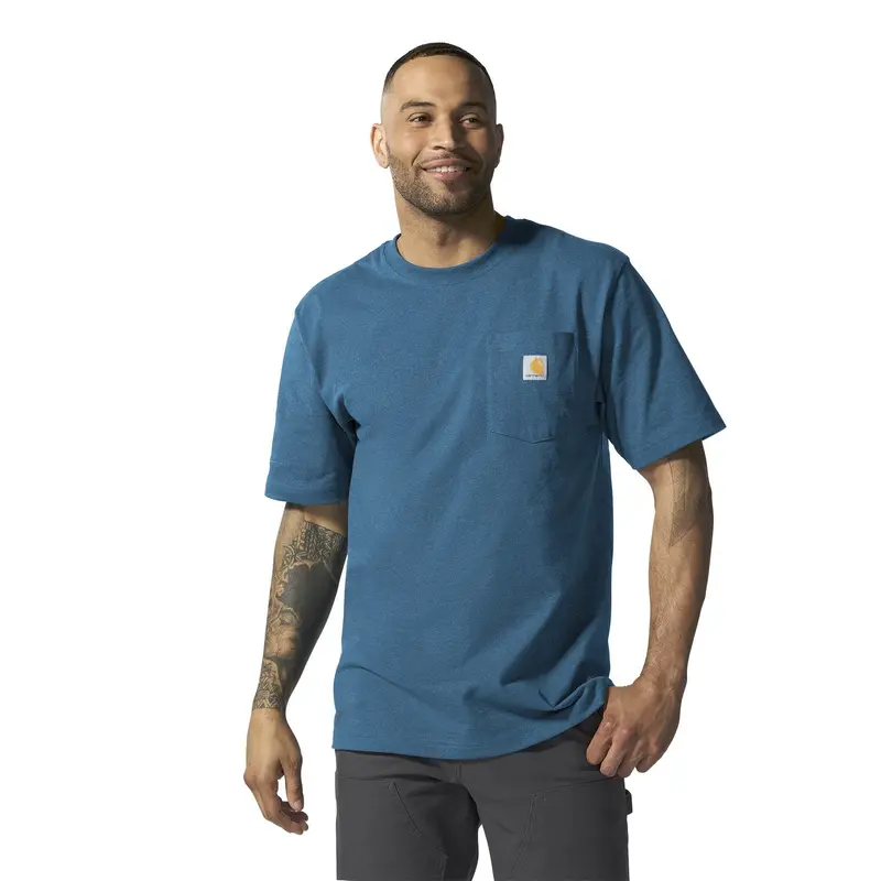 Carhartt Men's Loose Fit Heavyweight Short-Sleeve Pocket T-Shirt 62