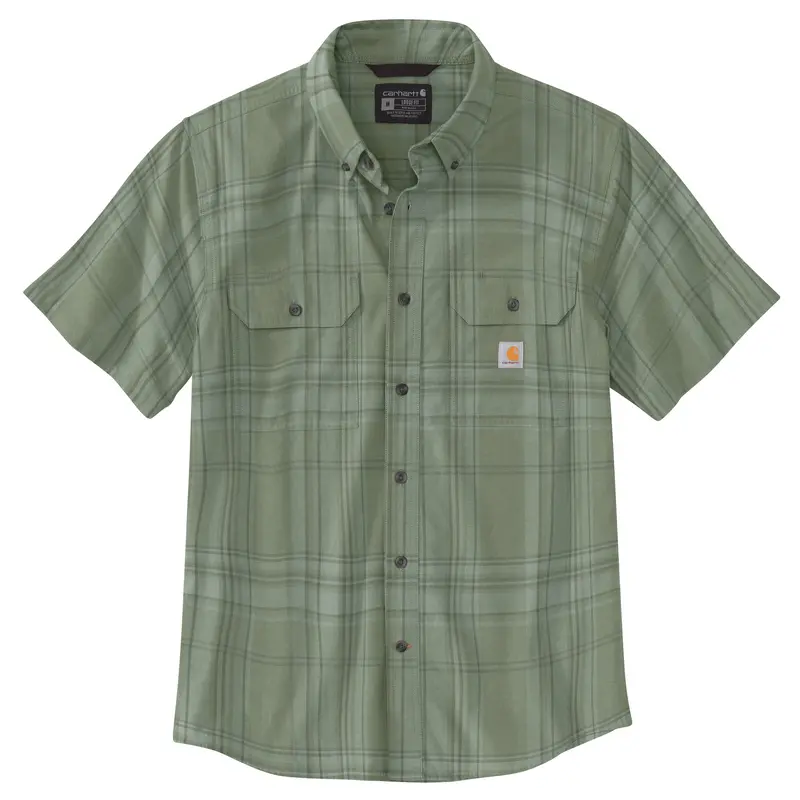 Carhartt Men's Loose Fit Midweight Button-Down Short Sleeve Work Shirt 1