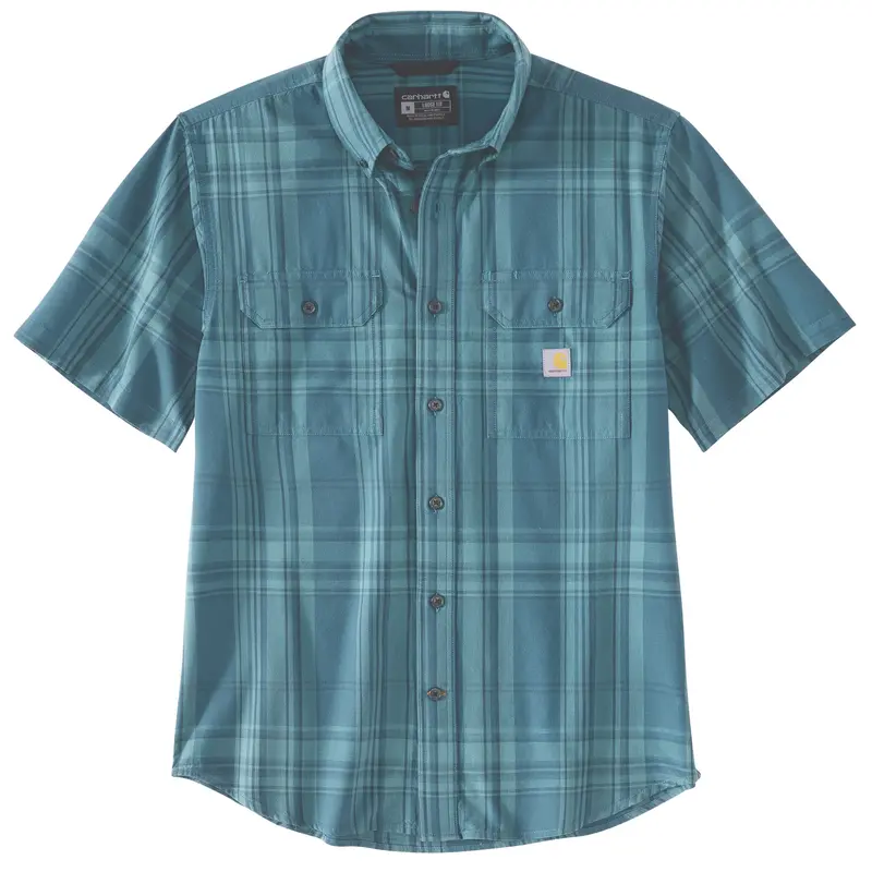 Carhartt Men's Loose Fit Midweight Button-Down Short Sleeve Work Shirt 5