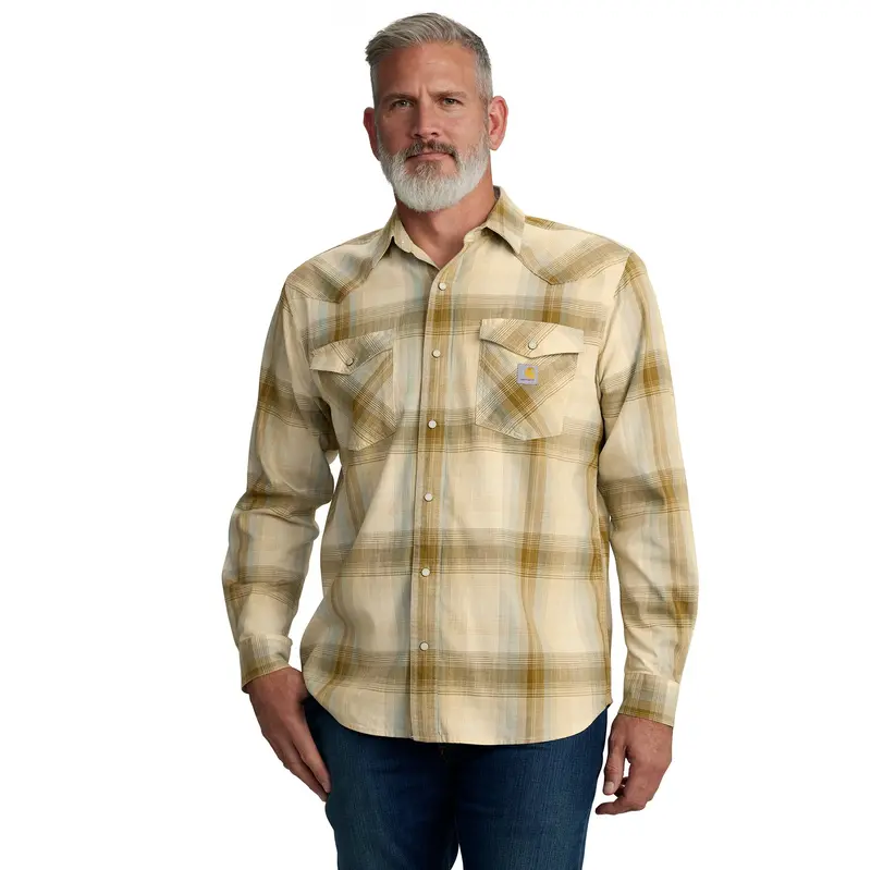 Carhartt Men's Montana Rugged Flex™ Lightweight Long Sleeve Work Shirt 1