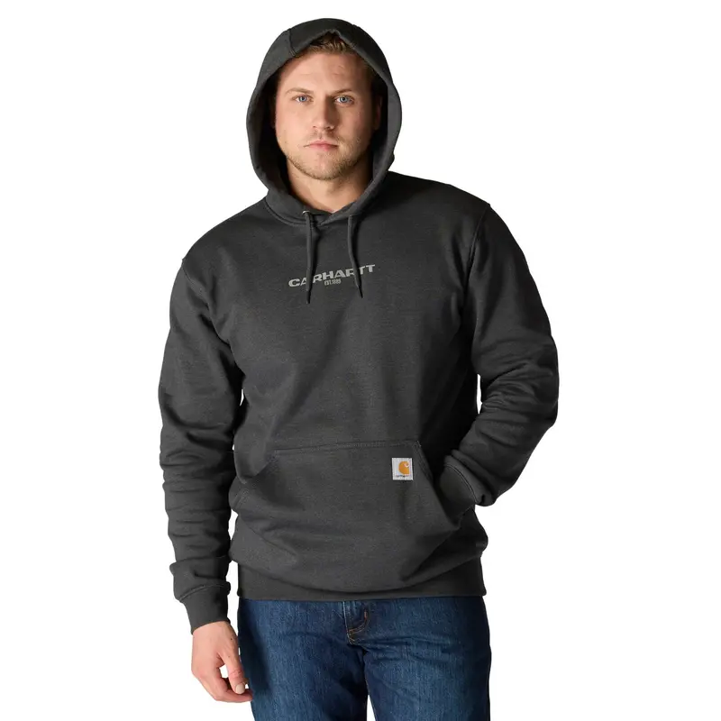 Carhartt Men's Rain Defender Loose Fit Midweight 1889 Graphic Sweatshirt 1