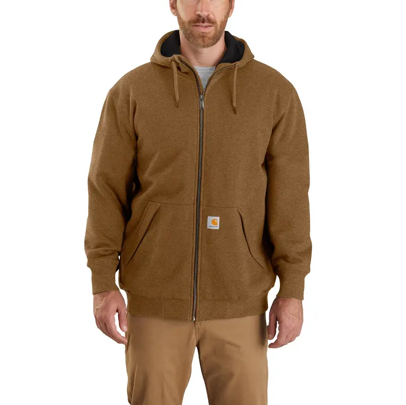 Carhartt Men's Rain Defender® Loose Fit Thermal Lined Full Zip Sweatshirt 3