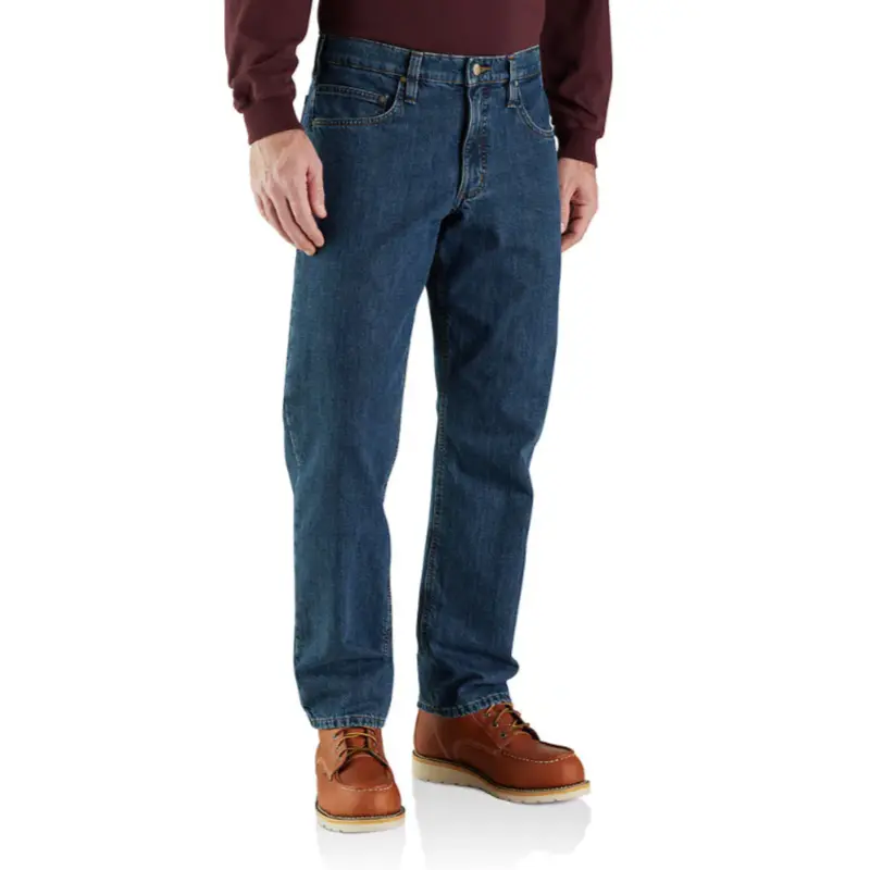 Carhartt Men's Relaxed Fit Flannel Lined 5-Pocket Jean 1