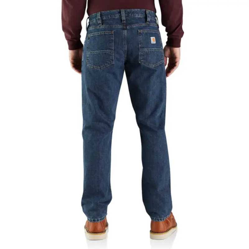 Carhartt Men's Relaxed Fit Flannel Lined 5-Pocket Jean 2