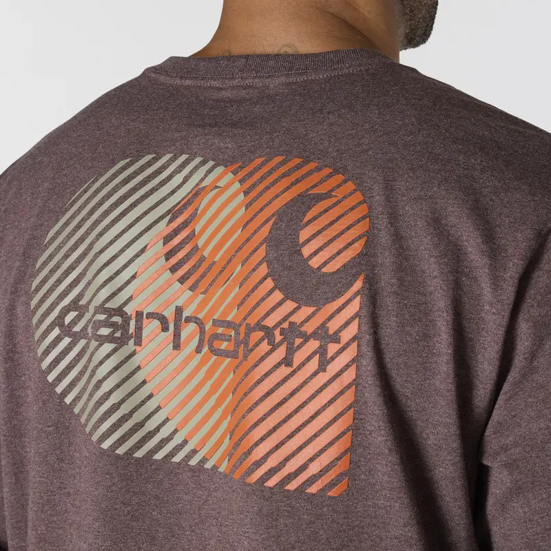 Carhartt Men's Relaxed Fit Heavyweight Pocket Long Sleeve Graphic T-Shirt 3