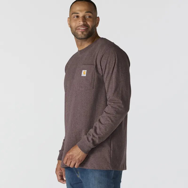 Carhartt Men's Relaxed Fit Heavyweight Pocket Long Sleeve Graphic T-Shirt 4