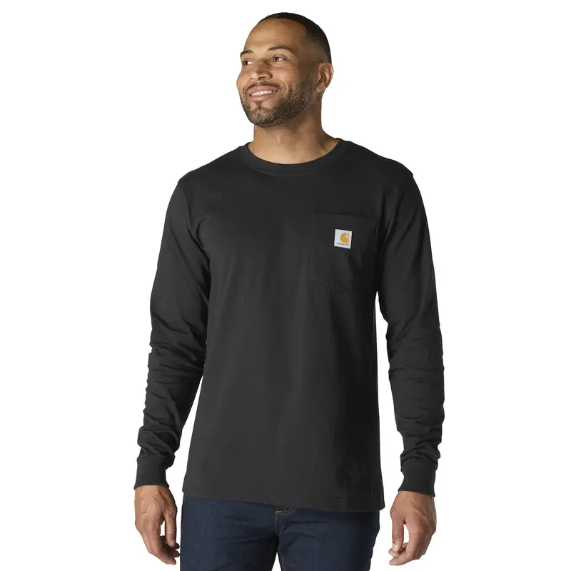 Carhartt Men's Relaxed Fit Heavyweight Pocket Long Sleeve Graphic T-Shirt 7