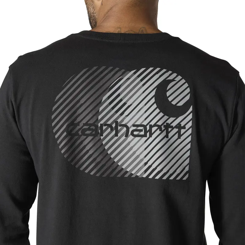 Carhartt Men's Relaxed Fit Heavyweight Pocket Long Sleeve Graphic T-Shirt 9