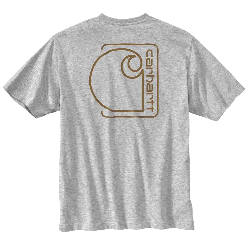 Carhartt  Men's Relaxed Fit Lightweight Graphic Short Sleeve T-Shirt 1