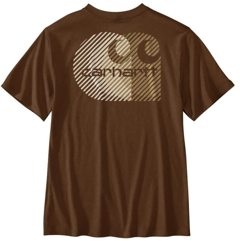 Carhartt Men's Relaxed Fit Lightweight Short Sleeve C Graphic Tee 1
