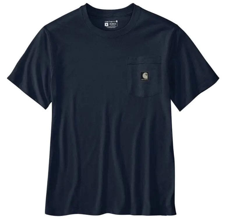Carhartt Men's Relaxed Fit Short Sleeve Pocket Script Graphic Tee 1