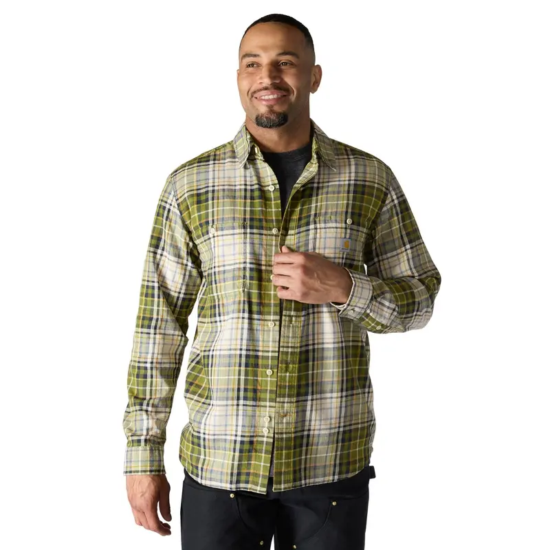 Carhartt Men's Rugged Flex® Relaxed Fit Lightweight Long Sleeve Work Shirt 1