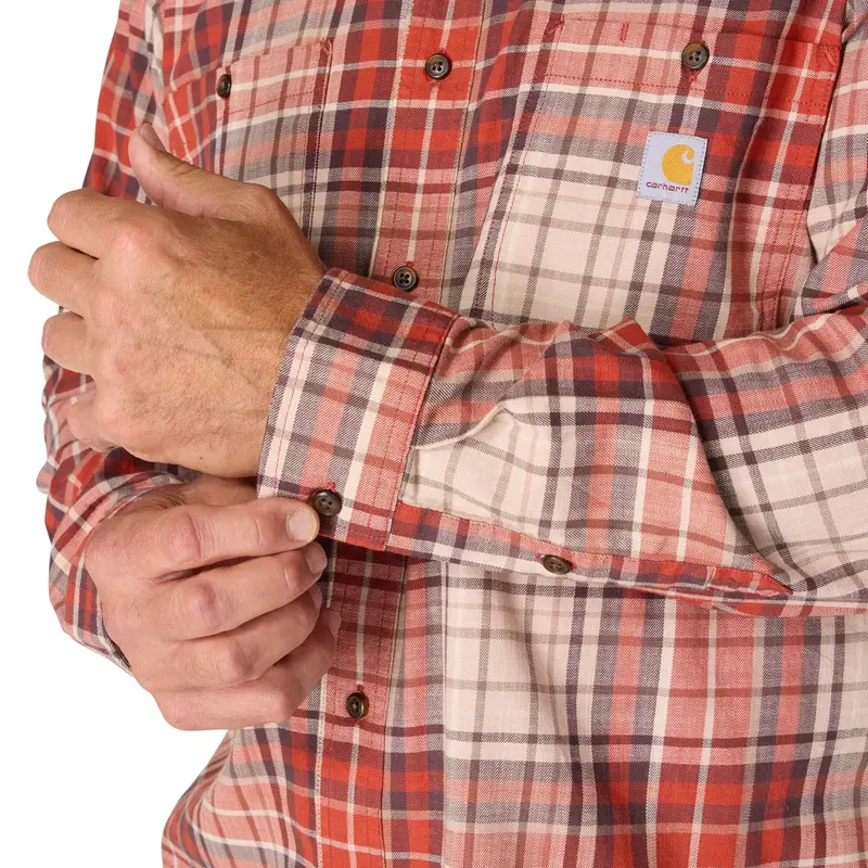 Carhartt Men's Rugged Flex® Relaxed Fit Lightweight Long Sleeve Work Shirt 11