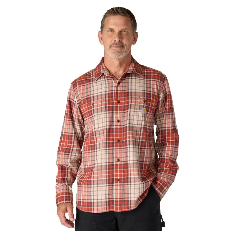Carhartt Men's Rugged Flex® Relaxed Fit Lightweight Long Sleeve Work Shirt 7