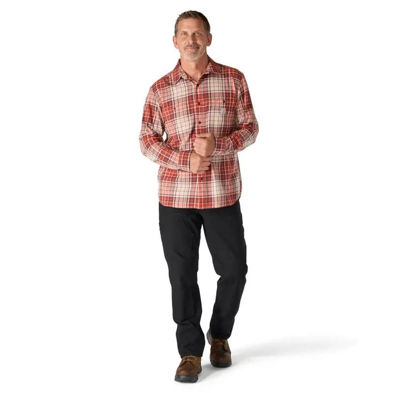 Carhartt Men's Rugged Flex® Relaxed Fit Lightweight Long Sleeve Work Shirt 8