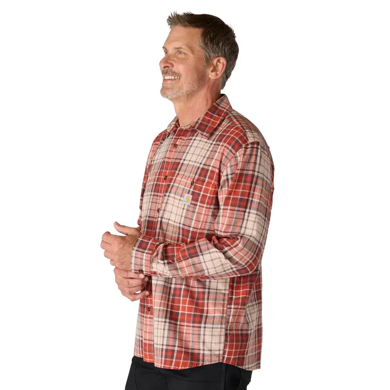 Carhartt Men's Rugged Flex® Relaxed Fit Lightweight Long Sleeve Work Shirt 9