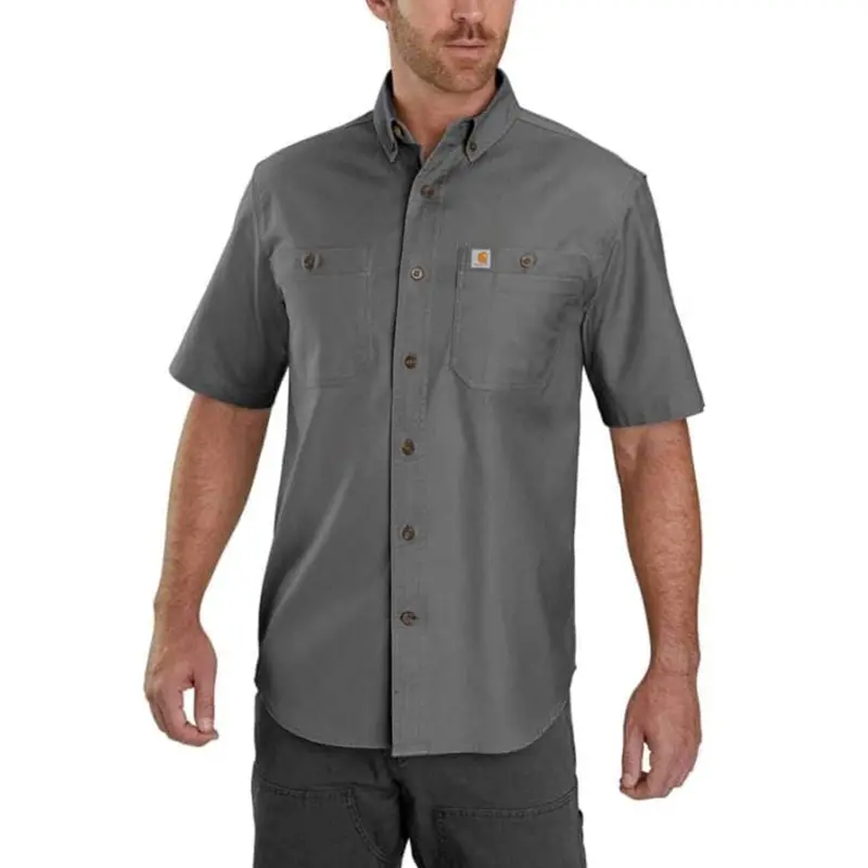 Carhartt Men's Rugged Flex® Relaxed Fit Midweight Canvas Work Shirt 1
