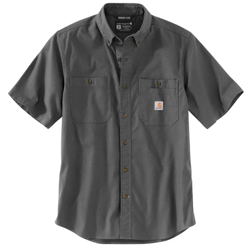 Carhartt Men's Rugged Flex® Relaxed Fit Midweight Canvas Work Shirt 2