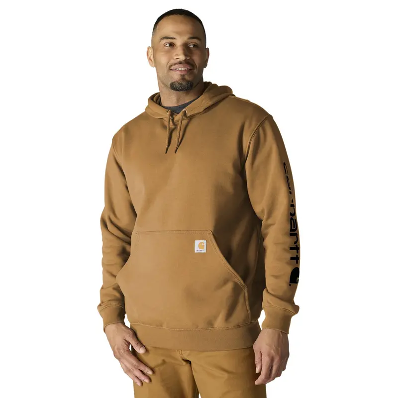 Carhartt Men's Signature Logo Hooded Pullover Sweatshirt 17