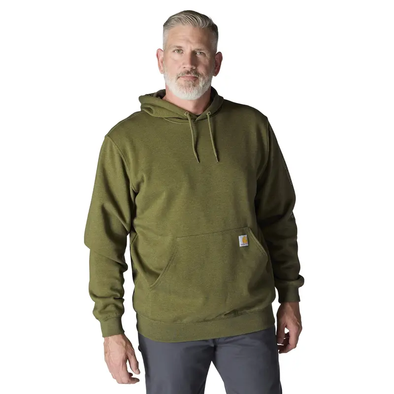 Carhartt Men's Signature Logo Hooded Pullover Sweatshirt 29