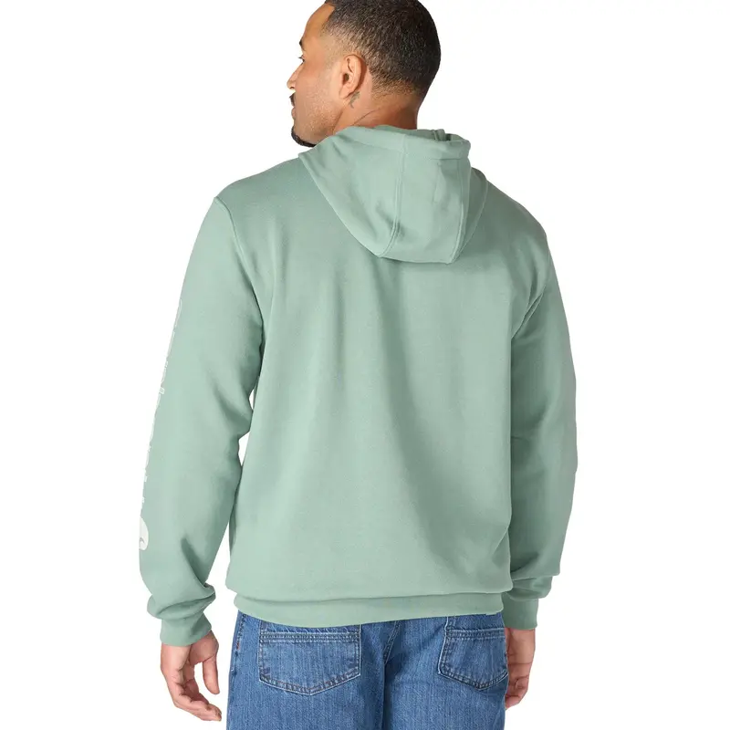 Carhartt Men's Signature Logo Hooded Pullover Sweatshirt 36