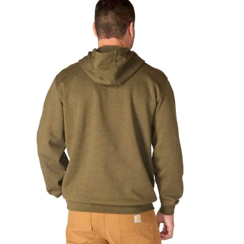 Carhartt Men's Signature Logo Hooded Pullover Sweatshirt 44