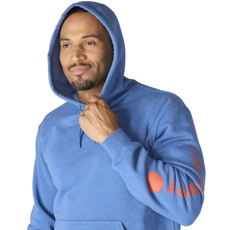 Carhartt Men's Signature Logo Hooded Pullover Sweatshirt 53