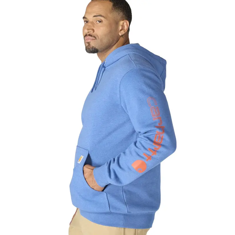 Carhartt Men's Signature Logo Hooded Pullover Sweatshirt 54