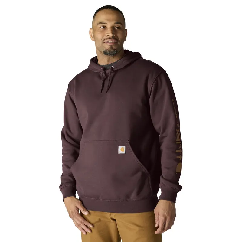 Carhartt Men's Signature Logo Hooded Pullover Sweatshirt 58