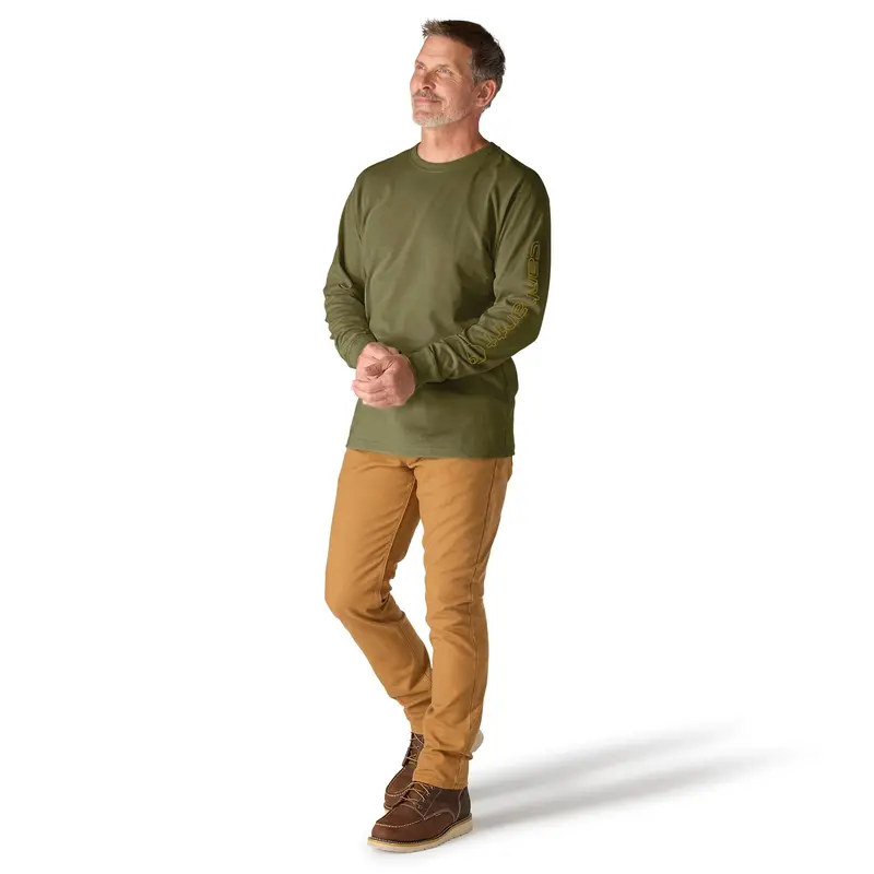 Carhartt Men's Signature Logo Long Sleeve T-Shirt 12