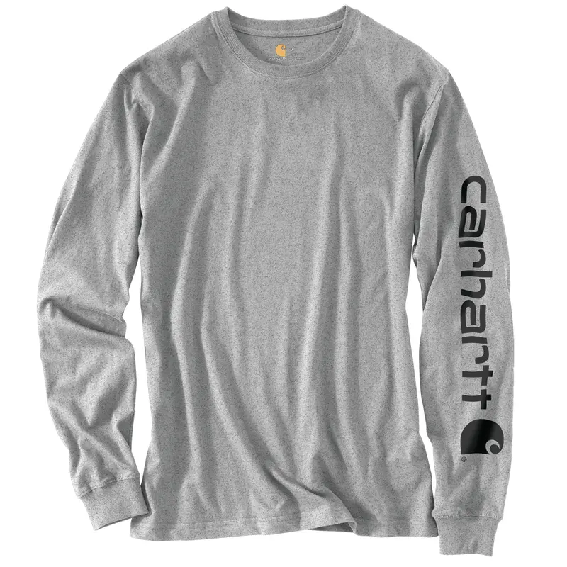Carhartt Men's Signature Logo Long Sleeve T-Shirt 15
