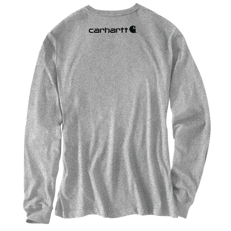 Carhartt Men's Signature Logo Long Sleeve T-Shirt 16