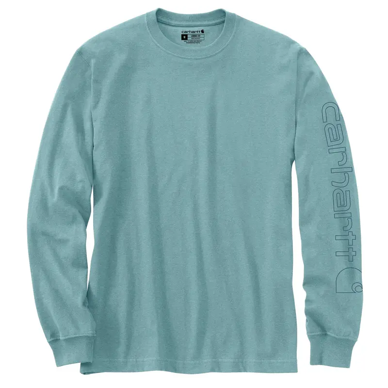 Carhartt Men's Signature Logo Long Sleeve T-Shirt 18