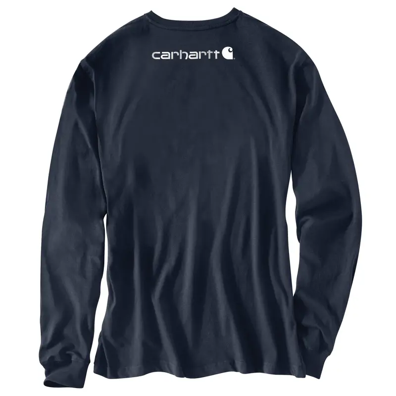 Carhartt Men's Signature Logo Long Sleeve T-Shirt 21