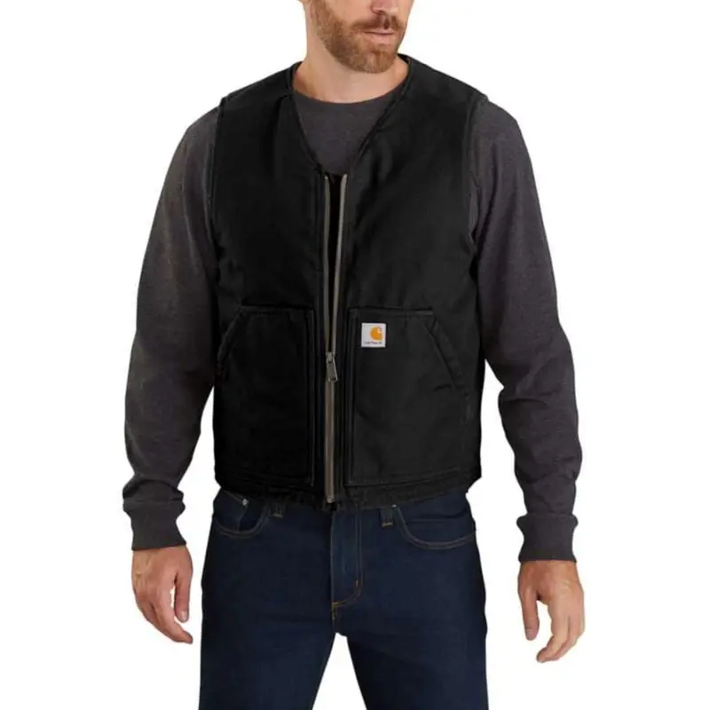 Carhartt Men's Washed Duck Sherpa Lined Vest 1