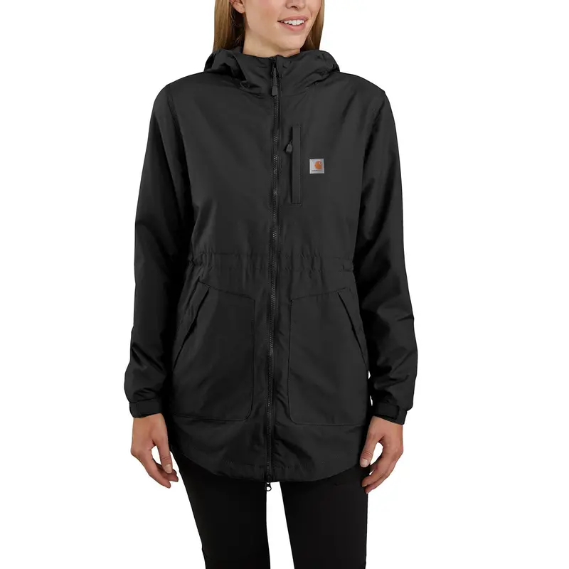 Carhartt Mesh-Lined Rain Jacket – Lightweight Women’s Waterproof Outerwear