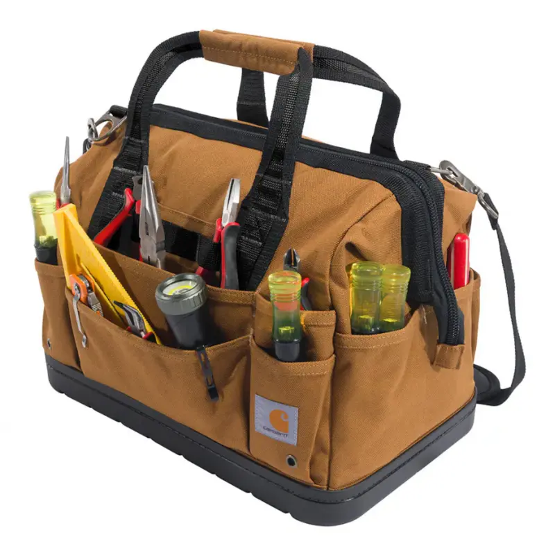 Carhartt Molded Base 33-Pocket Heavyweight 16" Tool Bag 1