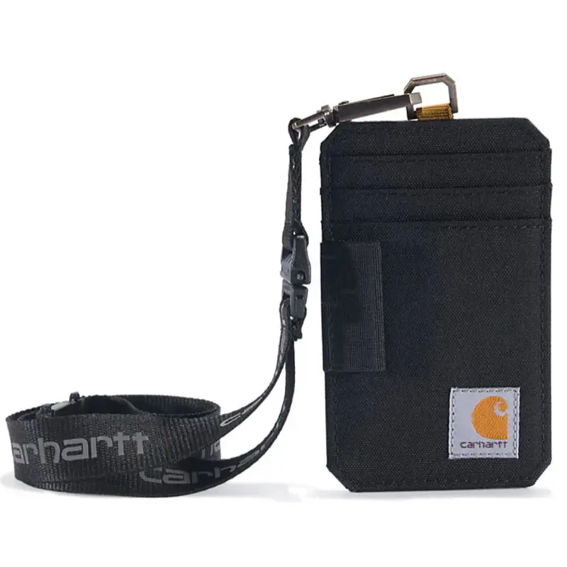 Carhartt Nylon Duck Water Resistant Id Holder + Lanyard 1