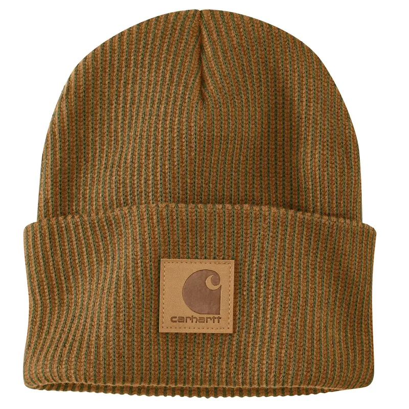 Carhartt Plaited Knit Cuffed Logo Beanie 1