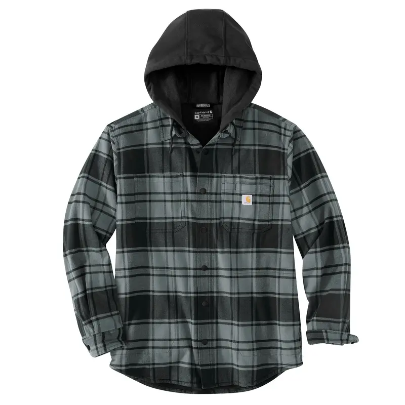 Carhartt Rugged Flex Flannel Hooded Shirt Jacket