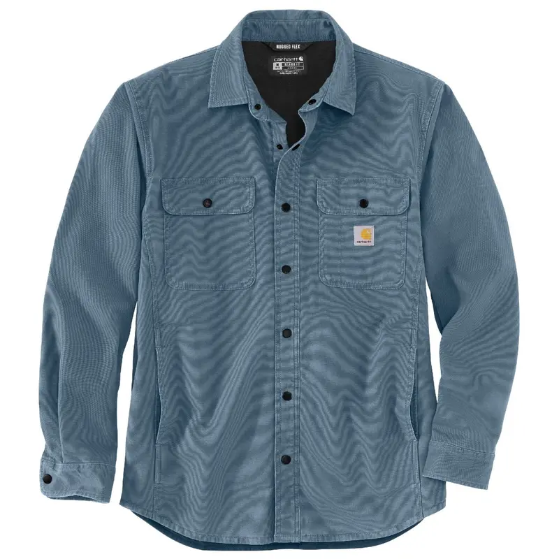 Carhartt Rugged Flex Fleece-Lined Shirt Jacket – Men’s Insulated Outerwear