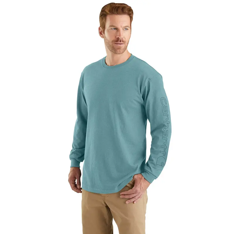Carhartt Signature Logo Long Sleeve T-Shirt for Men