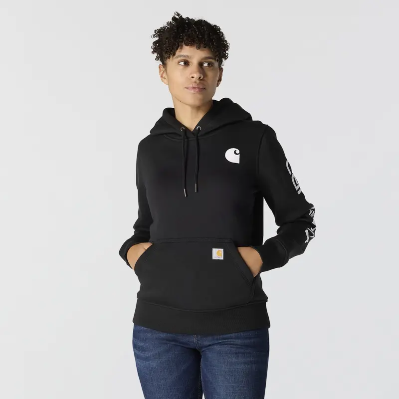 Carhartt Women's Clarksburg Graphic Sleeve Hoodie 1
