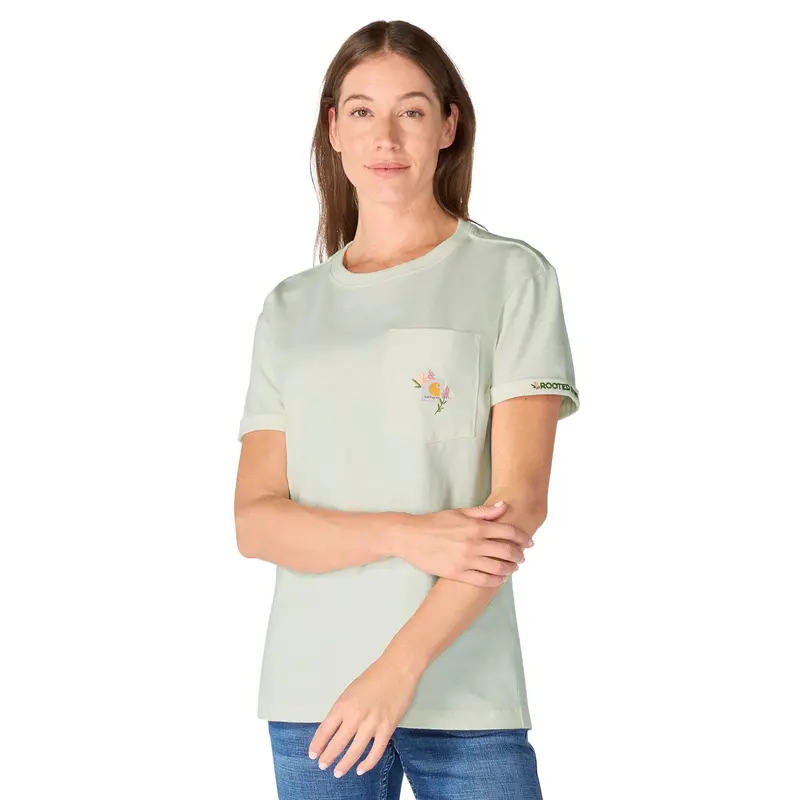 Carhartt Women's Dearborn Loose Floral Pocket T-Shirt 1