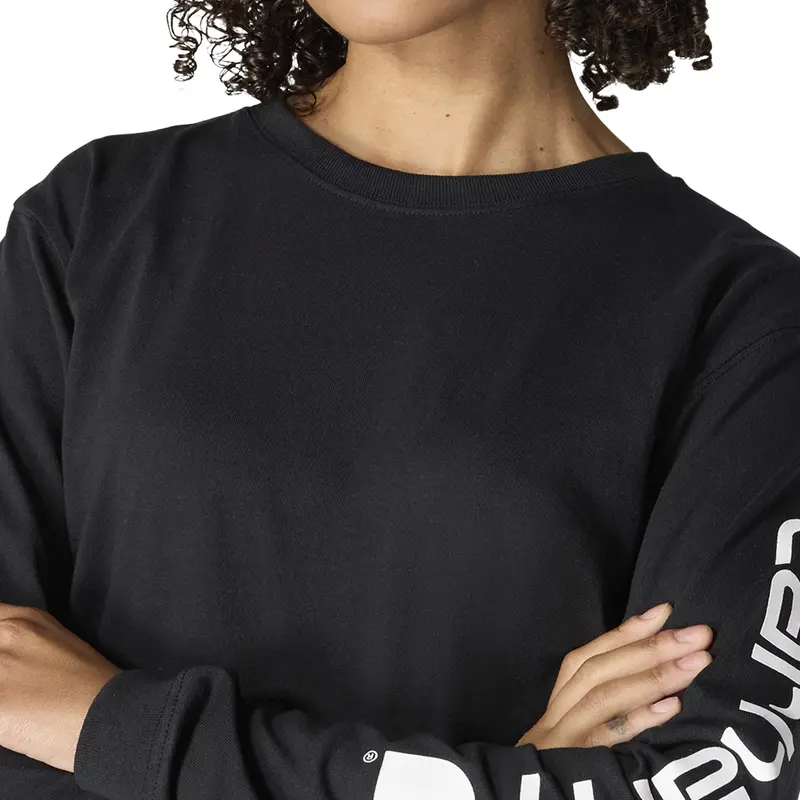Carhartt Women's Dearborn Loose Logo Long Sleeve T-Shirt 3